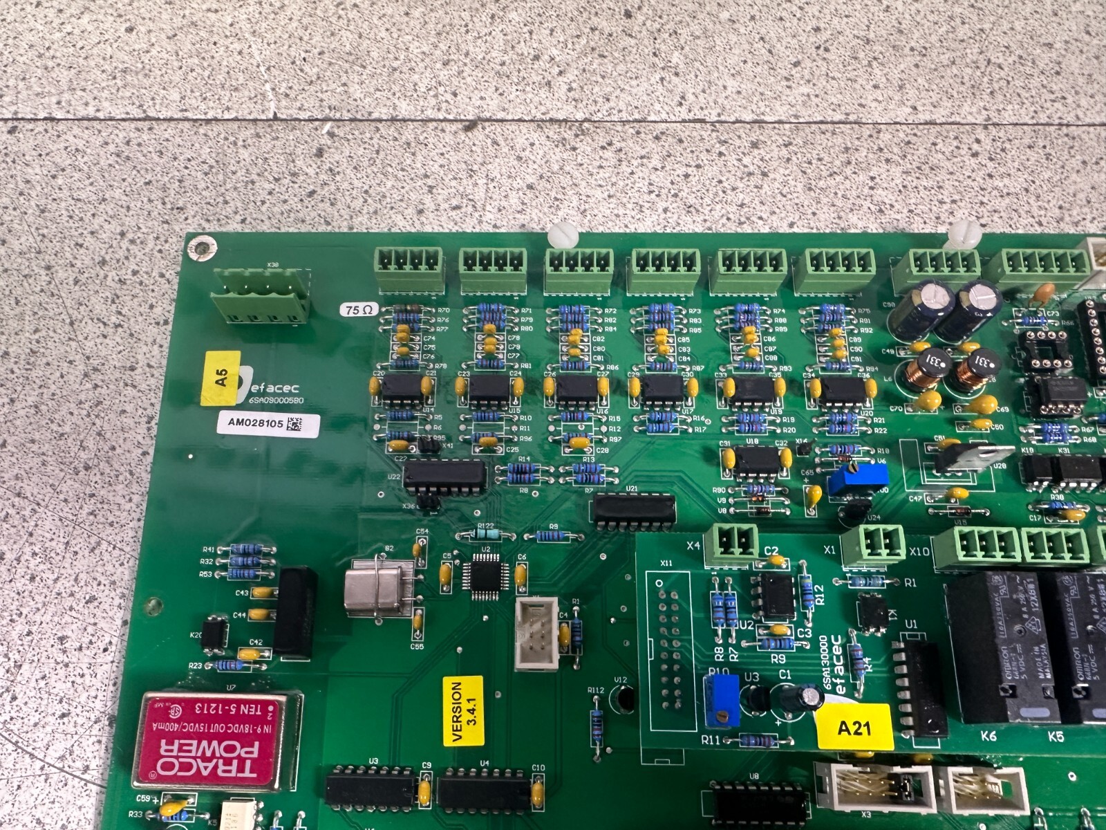 EFACEC 6SA090005B0 + 6SA130000 Board Module Version: 3.4.1