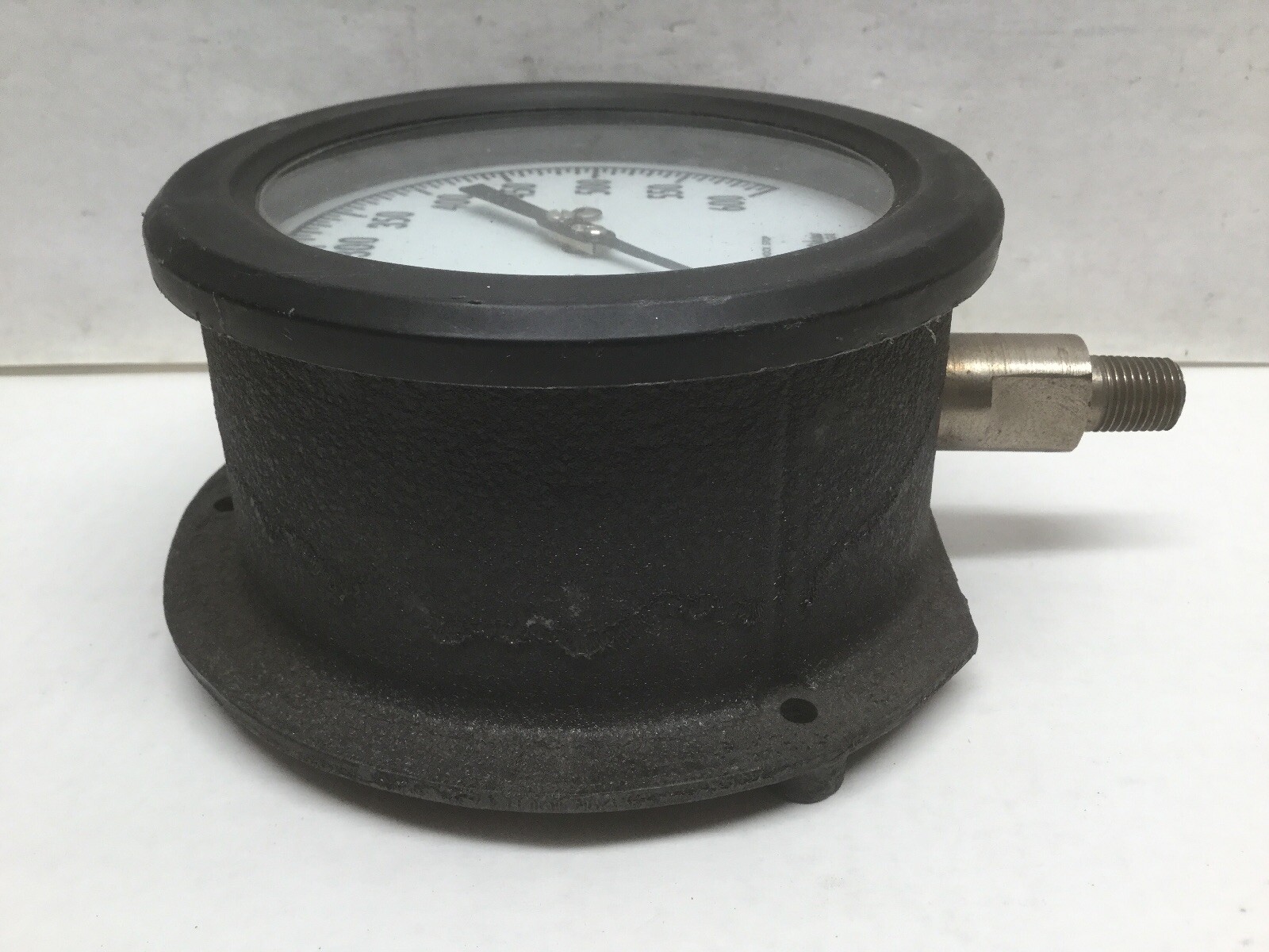 Robertshaw ACRAGAGE Pressure Gauge 0-600 AISI 316 Tube SAE 1018 Socket 4” DIA