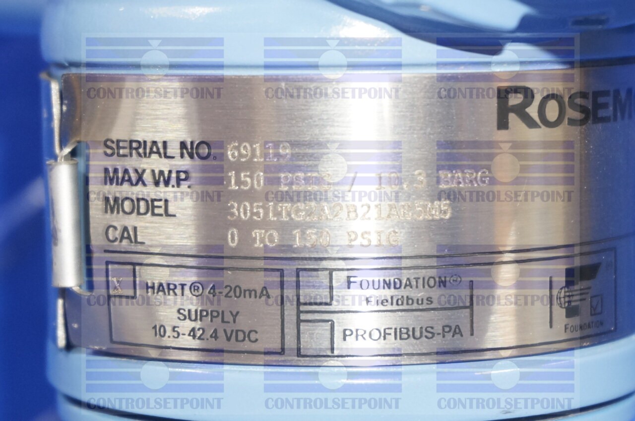 EMERSON ROSEMOUNT 3051TG2A2B2A1E5M5 PRESS TRANS 3051TG2 ITEM 64256