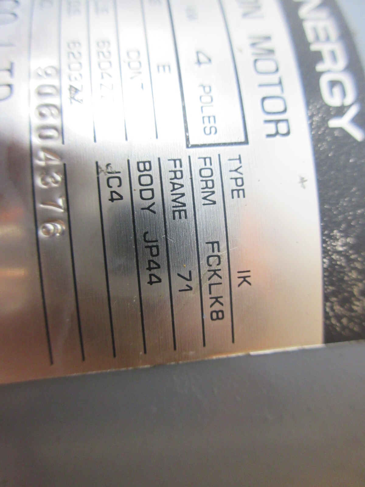 KANTO SEIKI FCKLK8 IK 71 JP44 TOP-210HAEMVB TROCHOID PUMP MOTOR NOP