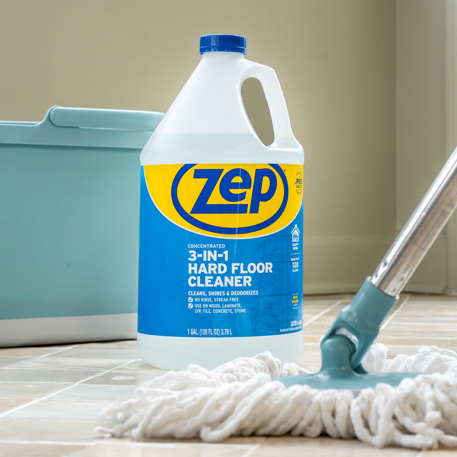 Zep 3-in-1 Hard Floor Cleaner – 1 Gallon