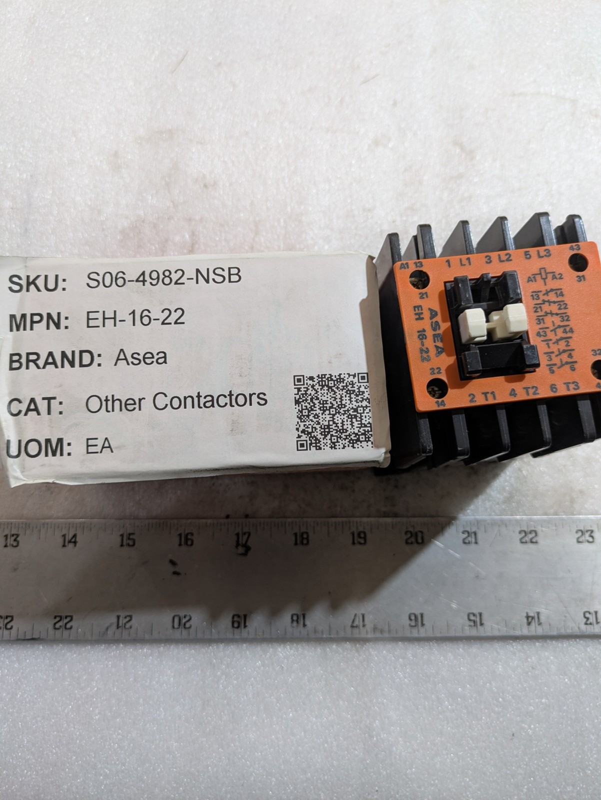 ASEA EH‑16‑22 3‑Pole Industrial AC Contactor EH16‑22 40A 600VAC Electrical Autom