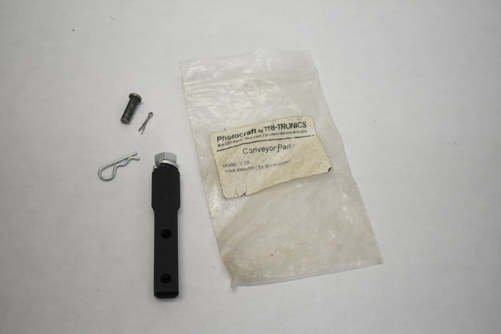 Tri-Tronics Photocraft Conveyor Part Yooke Assembly For RH Encoder Y-2A 3/8″-16