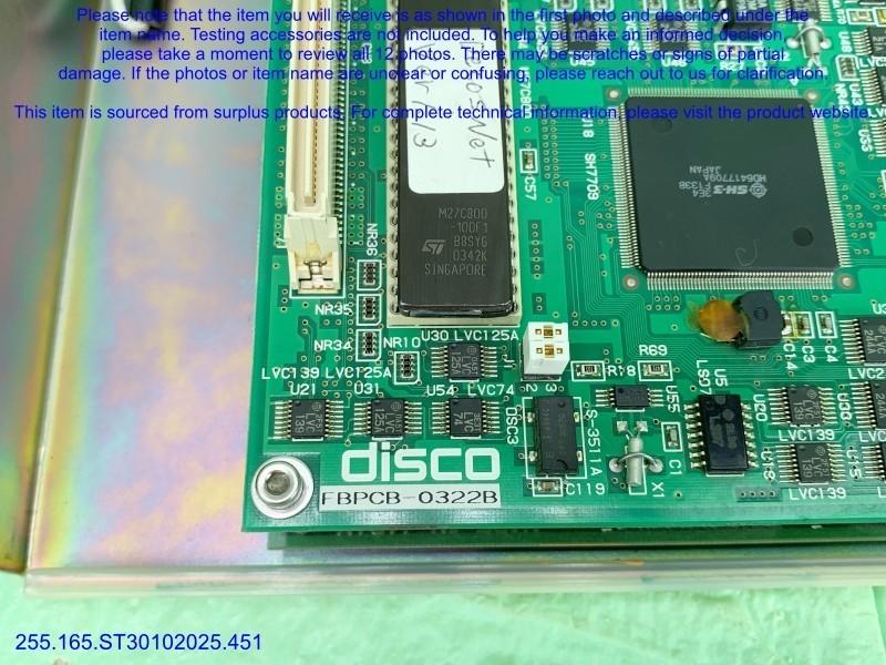 DISCO FBPCB-0322B PCB Main Board as in photos, sn:9096, DHL