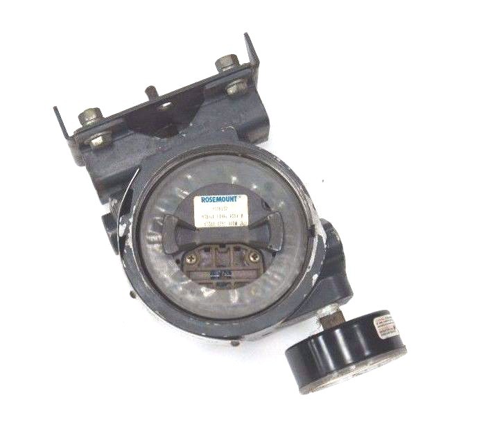 CASCADE AUTOMATION 3311DS1J1B2 PRESSURE TRANSMITTER W/ GAUGE