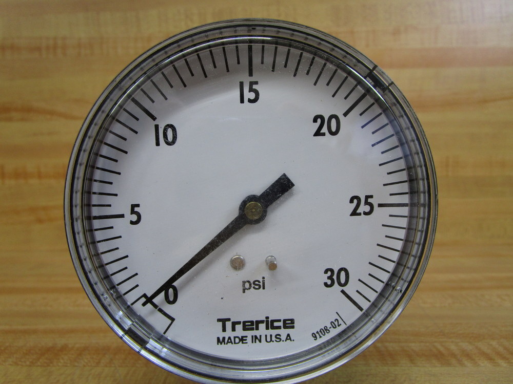 H.O. Trerice 800B 3 1/2″ 0/30 PSI Pressure Gauge 7531075