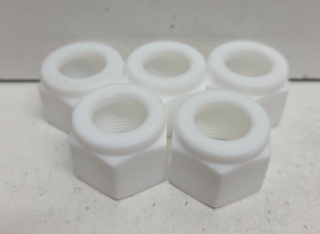 LOT OF 5 NEW NO BOX! SWAGELOK 1/2″ TUBE OD PTFE NUTS T-812-1