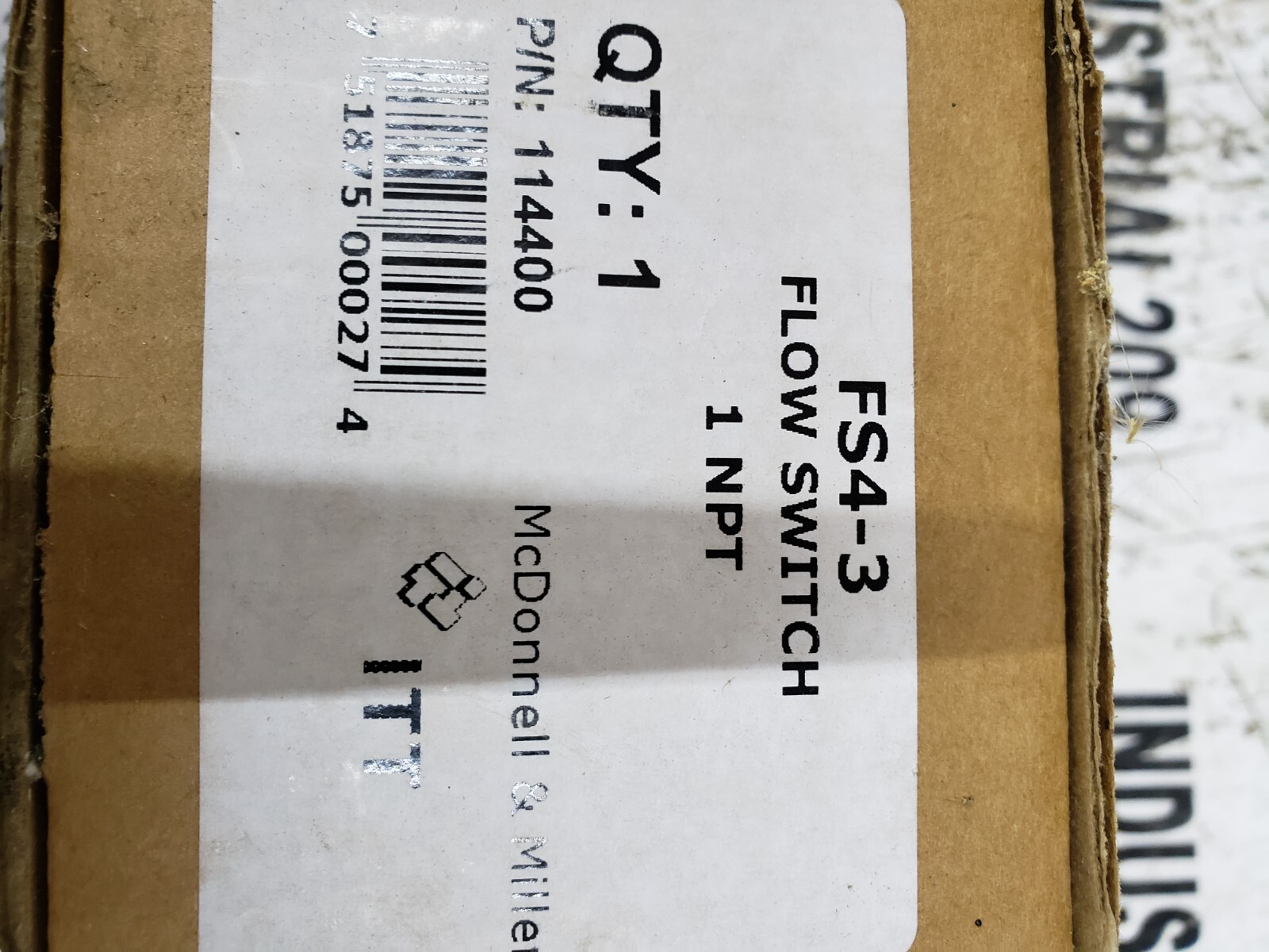 MCDONNELL+MILLER FS4-3 FLOW SWITCH
