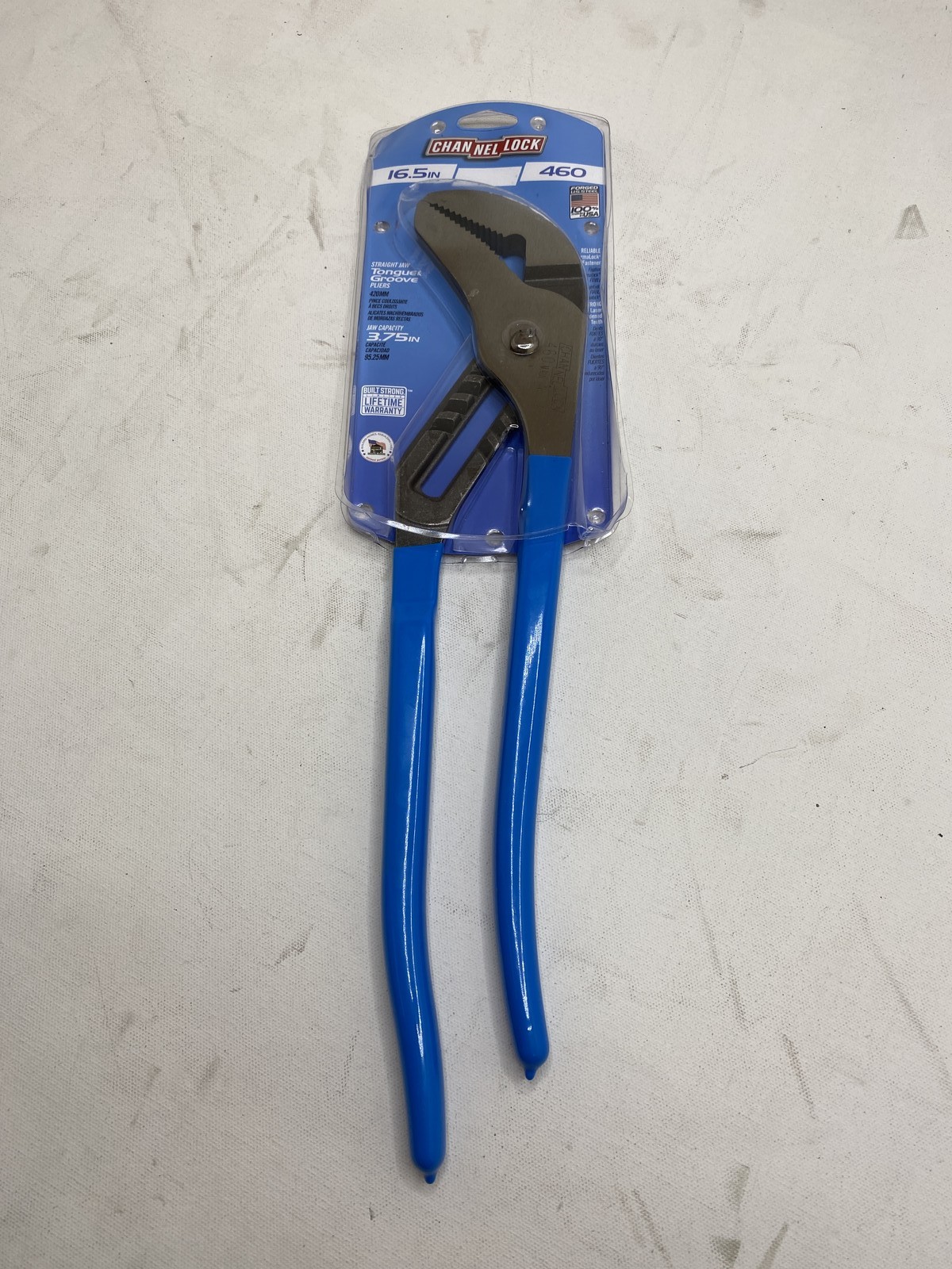 Channellock 460 Bulk 16.5″ Tongue & Groove Pliers, 8 Adjustments Straight