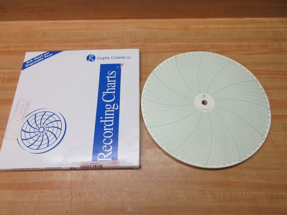 Graphic Controls 30540077 Recording Charts 500P1225-3