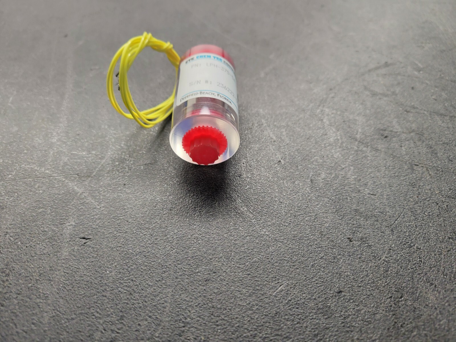 CTE Chem-Tec Equipment LPH-375-5A Flow Meter.
