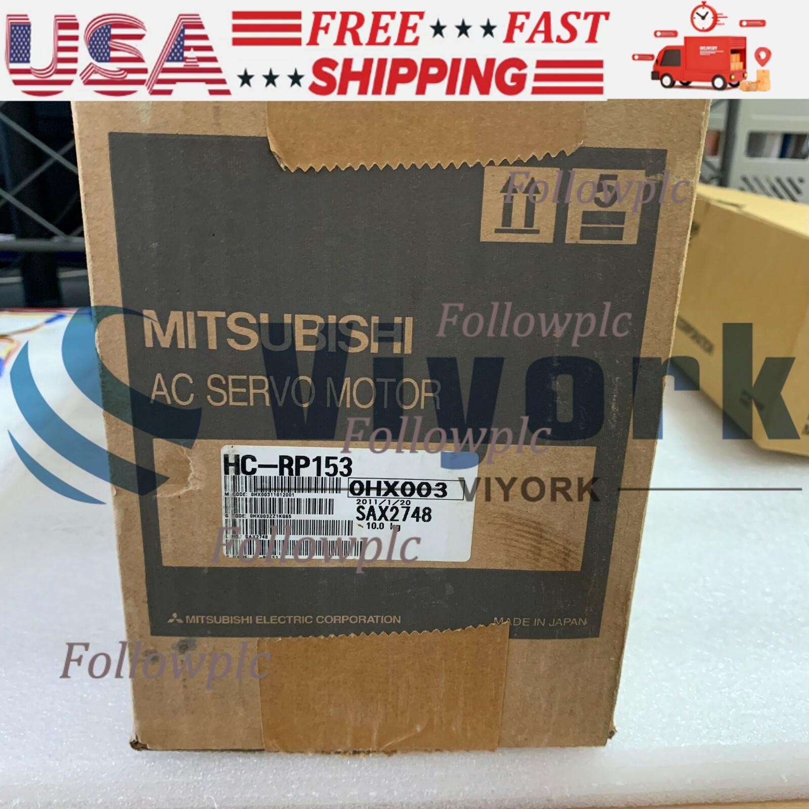 Mitsubishi HC-RP153 AC SERVO MOTOR SRVMTR 1.5KW 3000RPM NEW
