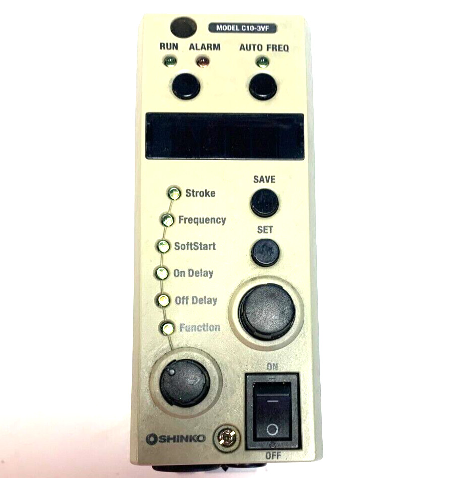 Nice! Shinko, C10-3VF Part Feeder Frequency Control Digital Motor Controller