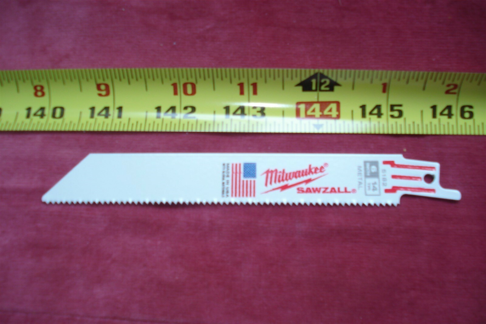 (1316.) Milwaukee SawzAll Blade 6″ x 14TPI for Metal 48-00-5182