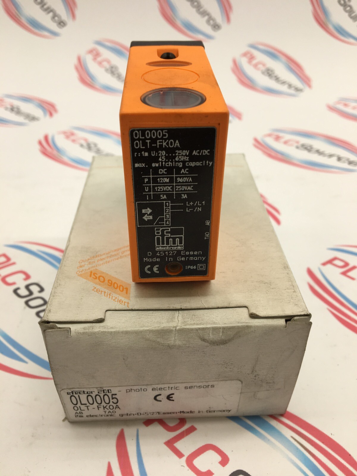 IFM EFECTOR 200 0L0005 PHOTO ELECTRONIC SENSORS