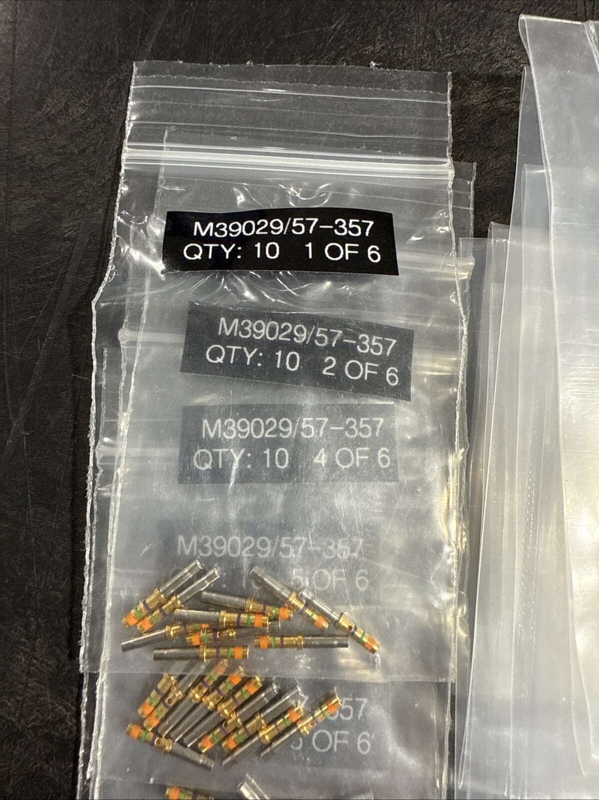 Amphenol Aerospace M39029/57-357 Mil Spec Contacts CONT SZ 20 QPL SKT -Lot of 98