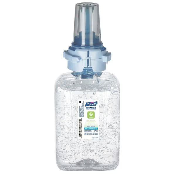 Purell 2484836 Hand Sanitizer Green Certified Gel 700mL ADX-7 Refill,