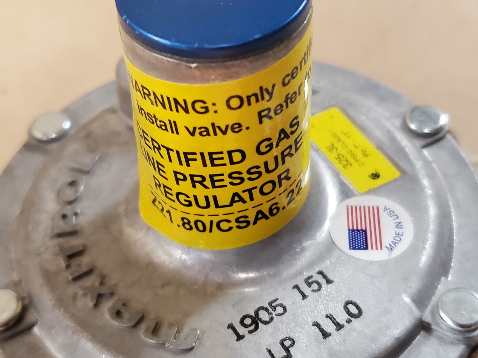 Maxitrol Gas Regulator 1/2″ for LP Propane Gas (only)