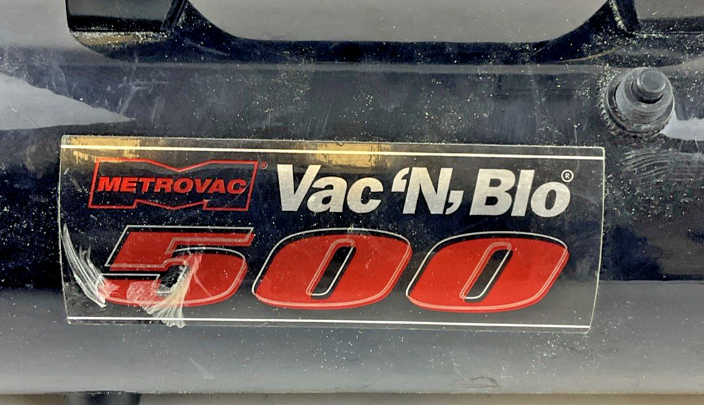 METROVAC VM500 VAC’N BLO HAND VACUUM AND BLOWER 120V 4.0A