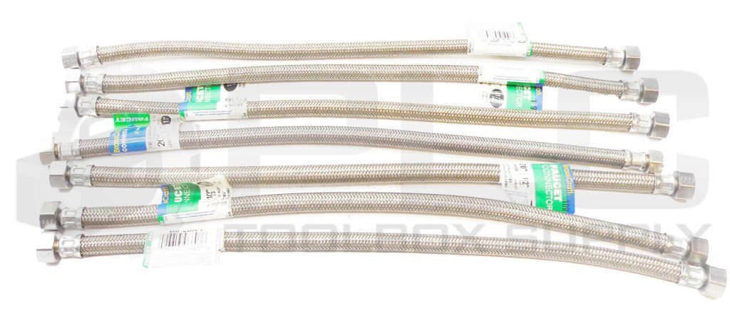 LOT OF 7 NEW BRASS CRAFT B8-20A F FAUCET CONNECTOR