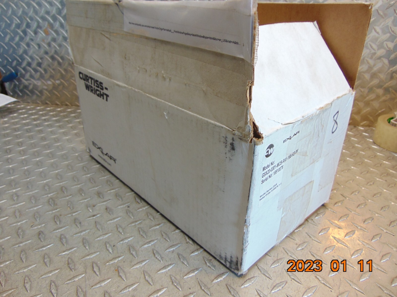 EXLAR GSX20-0301-MCB-RA1-168-RB-PF LINEAR ACTUATOR 2″ FRAME 3″ STROKE .1″ LEAD