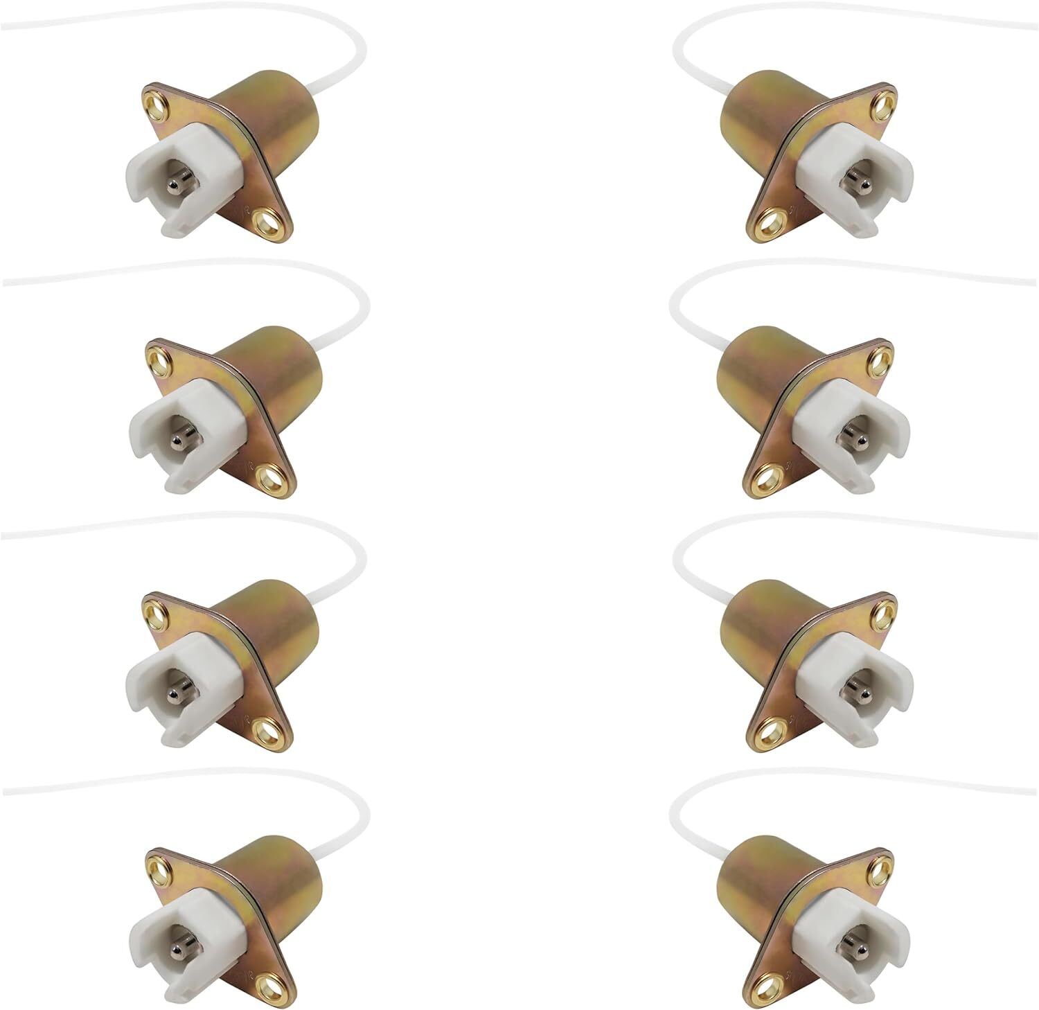8-Pack Element Socket Replacements for Merco, Frymaster, and Star Food Warmers