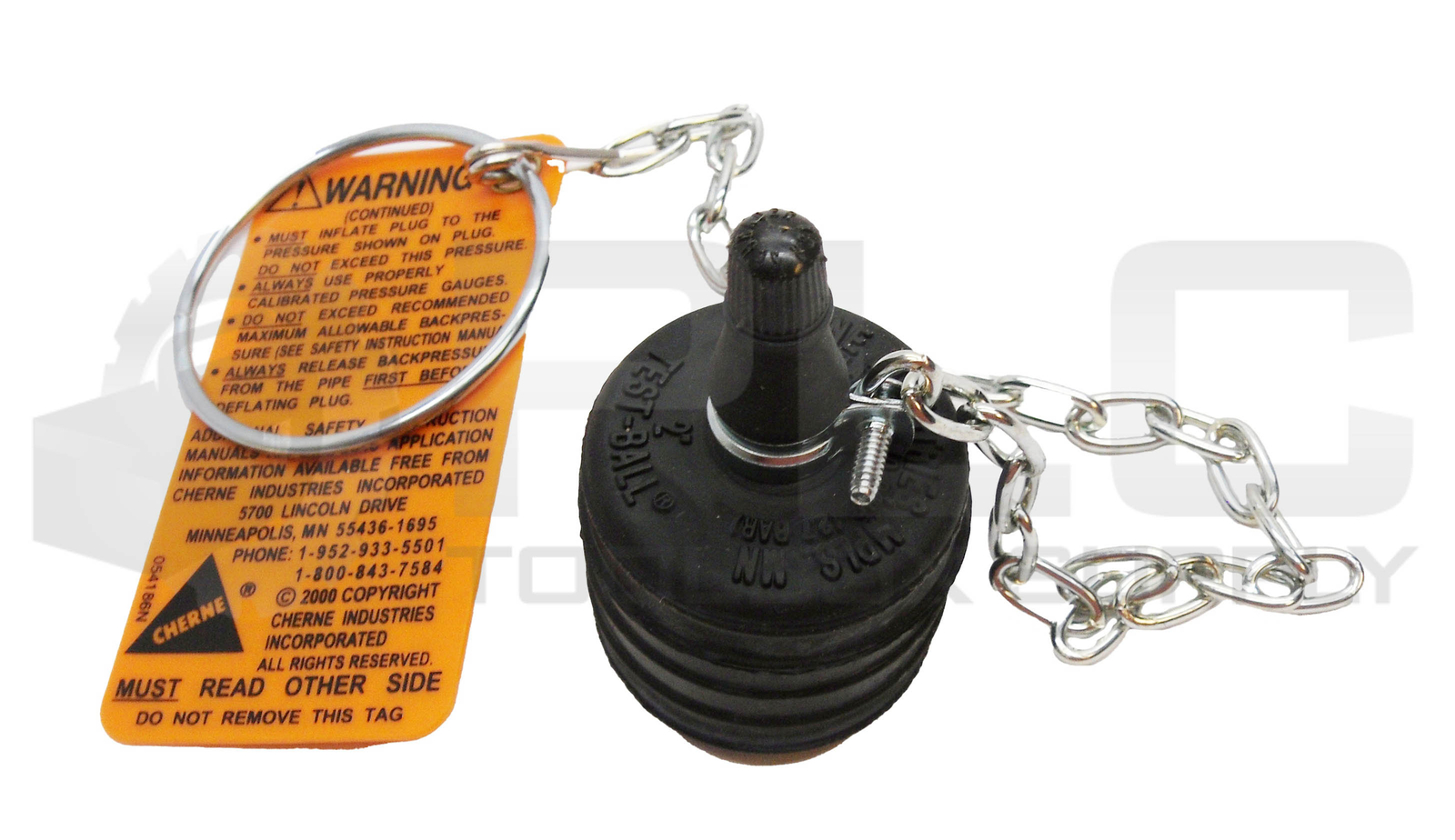 NEW CHERNE INDUSTRIES 270-024 TEST BALL PLUG 2″