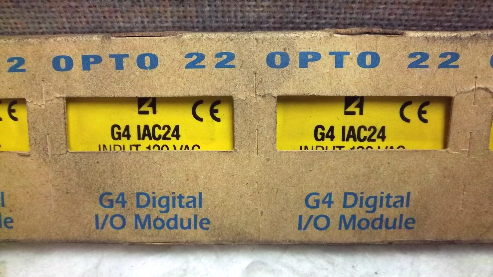 BOX OF 5 OPTO 22 G4 DIGITAL I/O MODULES G4 IAC24 NEW G4IAC24
