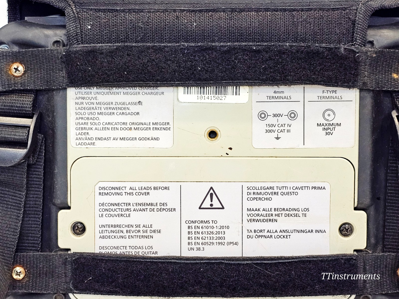 Megger TDR2000/3 Dual Channel Cable Fault Locator TDR 20km