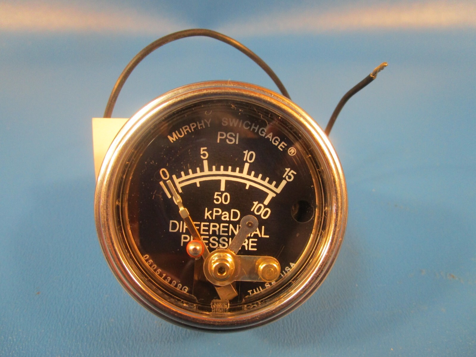 MURPHY 20DP-15, Differential Pressure Swichgage, 2″ Dual-Scale Dial, 0-15 PSI Pr