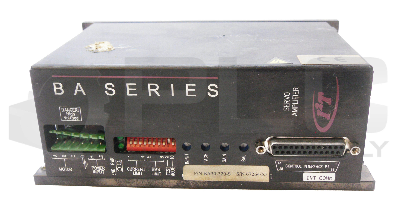 INTERGRATED INDUSTRIAL TECHNOLOGIES BA30-320-S SERVO AMPLIFIER 240VAC