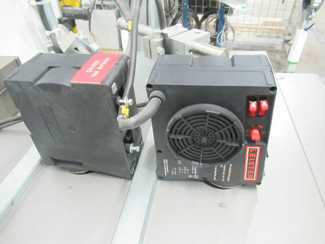 Heating Tunnel W/2 Lester Heating Gun W Conveyor DIM  66LX39WX34H