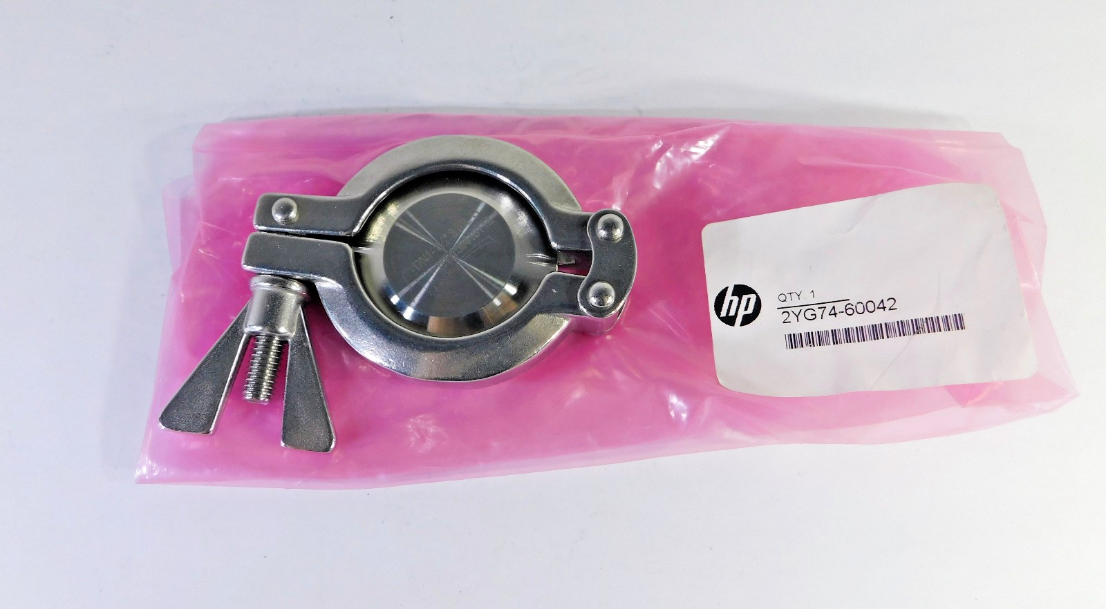 HP 2YH74-60042 Blind Flange Clamp DN1-1-1/2″ 316L G HT 150410T12