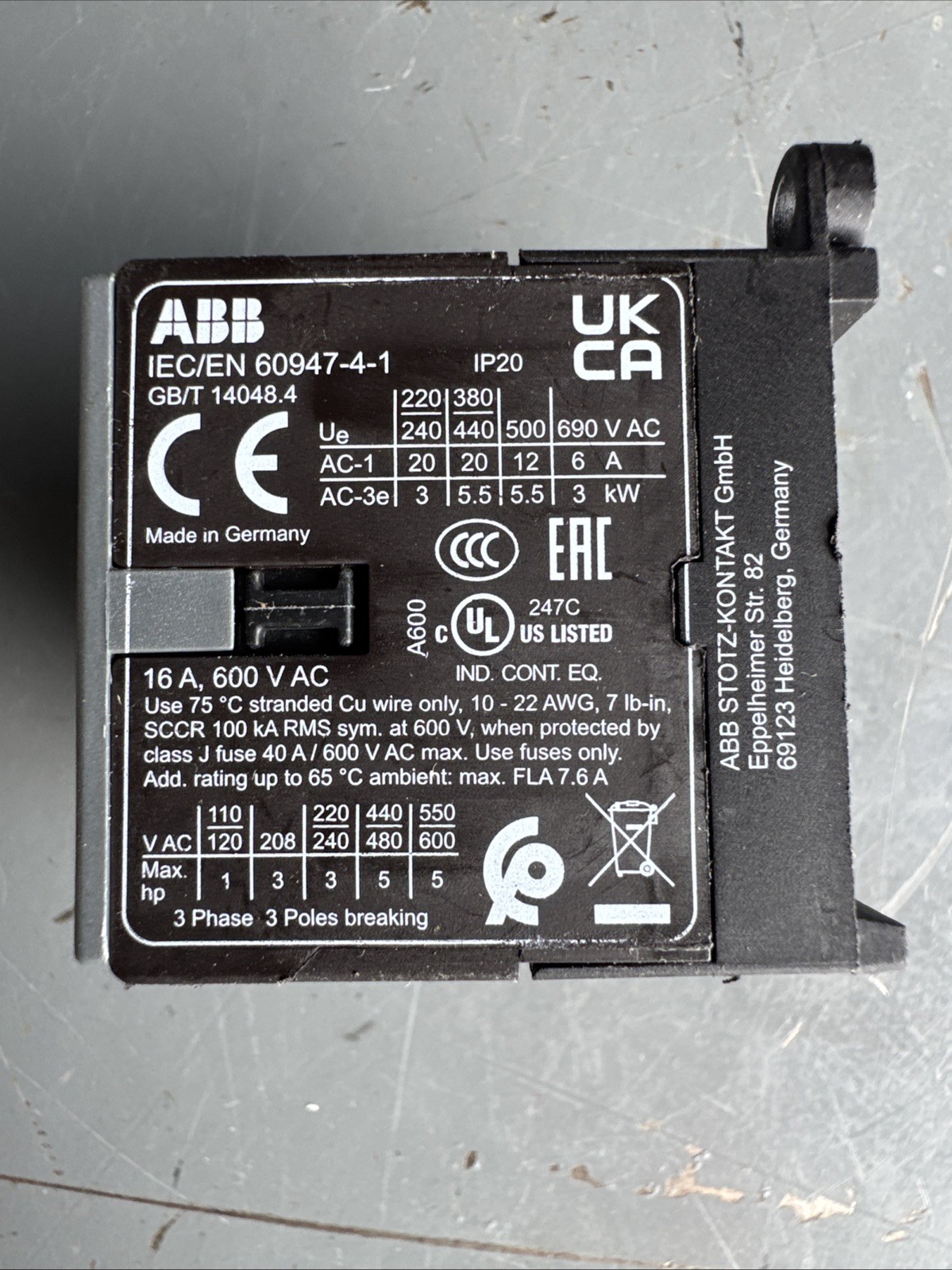 ABB B7-30-10 24V NSNP