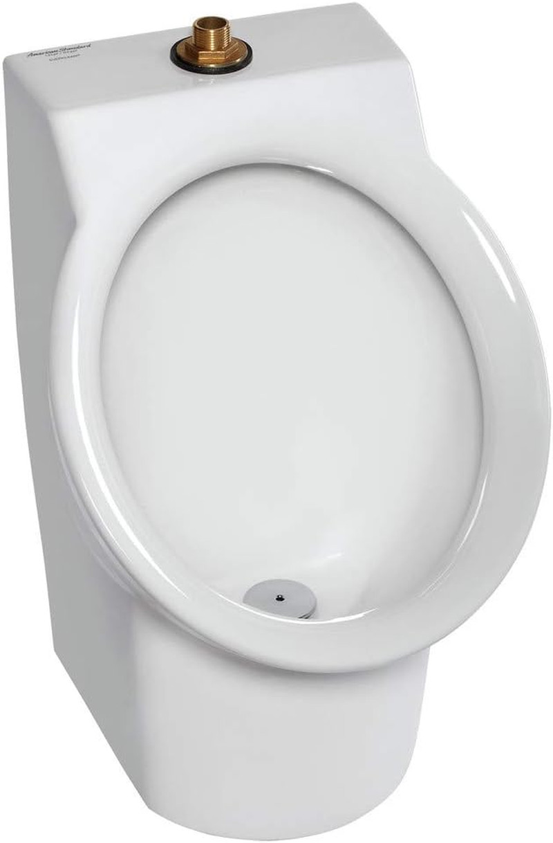 Decorum High Efficiency 0.125 GPF Urinal with Top Spud, White Finish