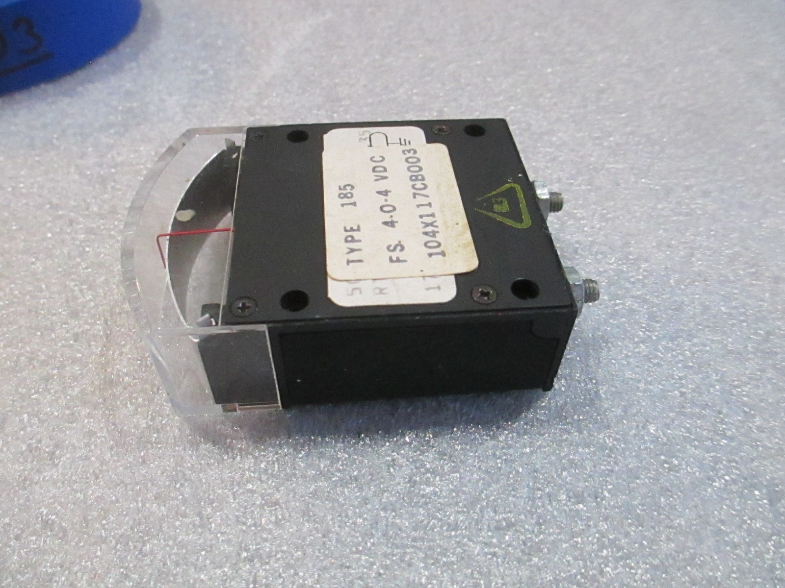 GE Type 185 DC Volt Meter 20V Vintage 03C12