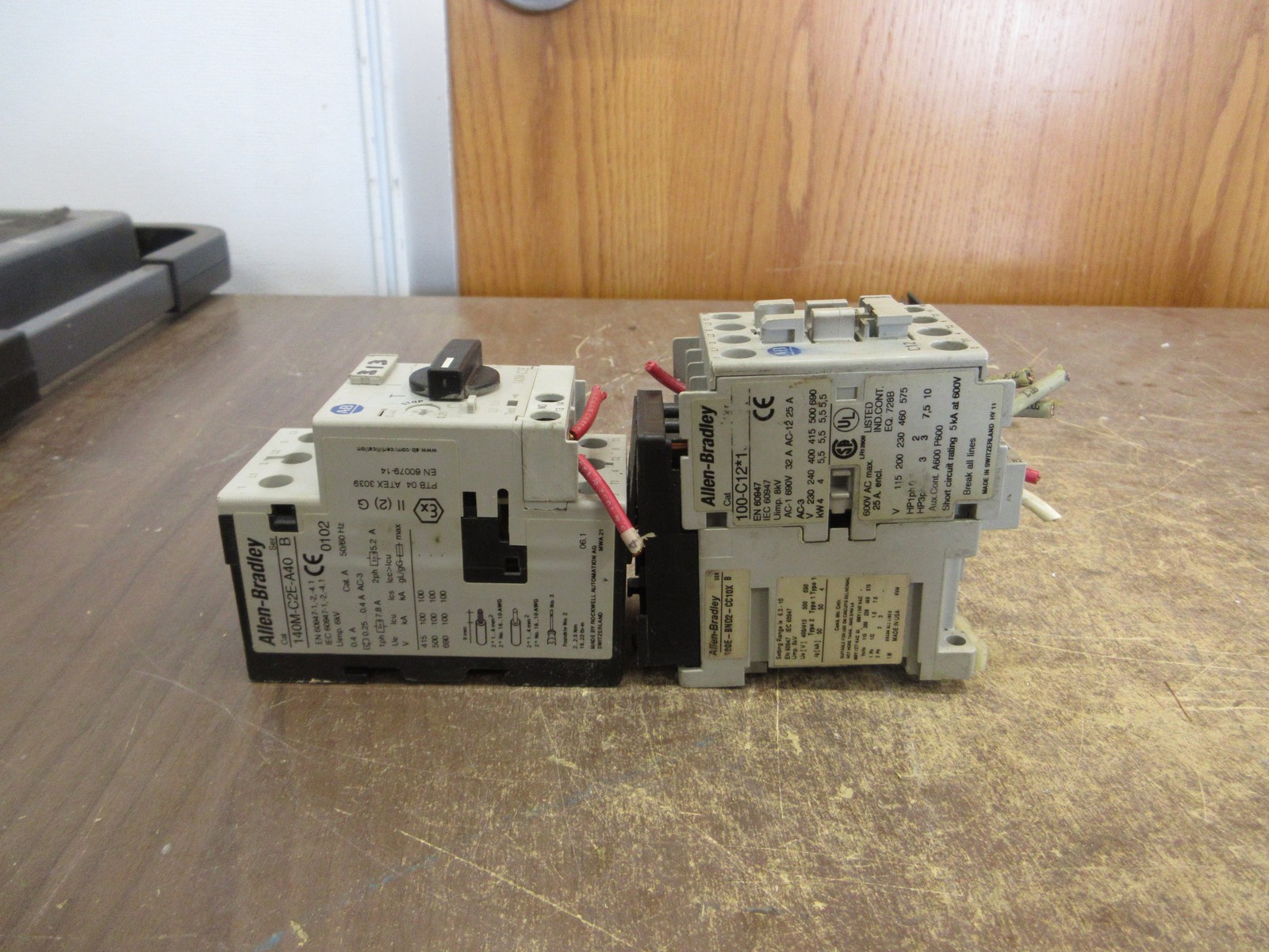 Allen-Bradley Starter 190E-BND2-CC10X Ser. B 120V Coil Trip: 0.25-0.4A Used