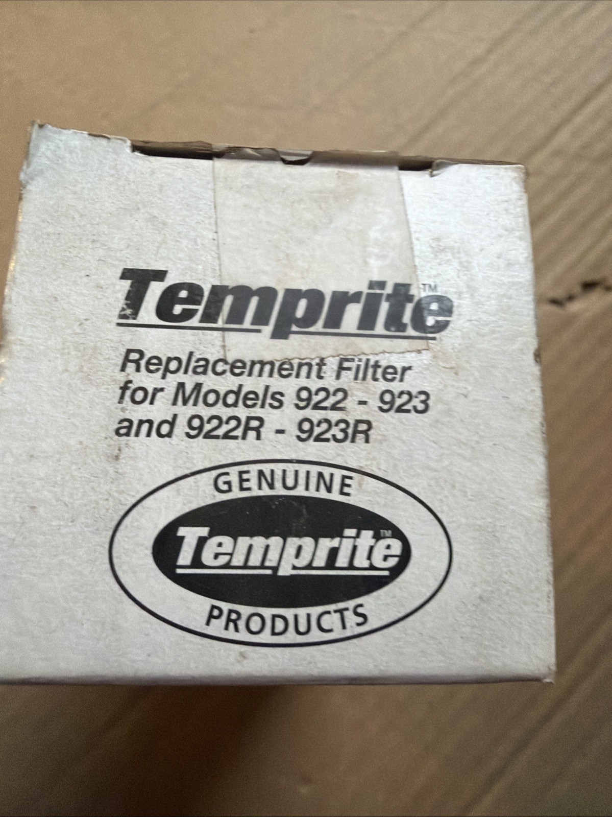 Temprite Standard Efficiency Filter Replacement Kit. 62034000. 922/3/922R/3R.