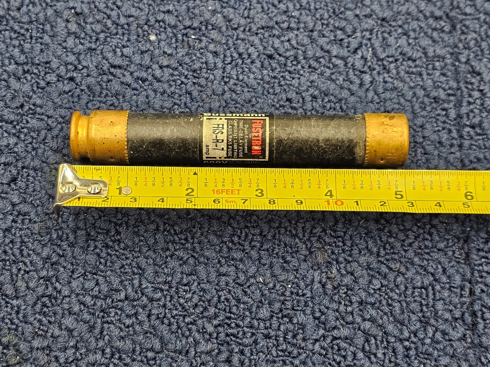 (QTY 3) BUSSMANN FUSETRON FRS-R-7 FRS-R-10 FRS-R-20 Dual Element Time Delay Fuse