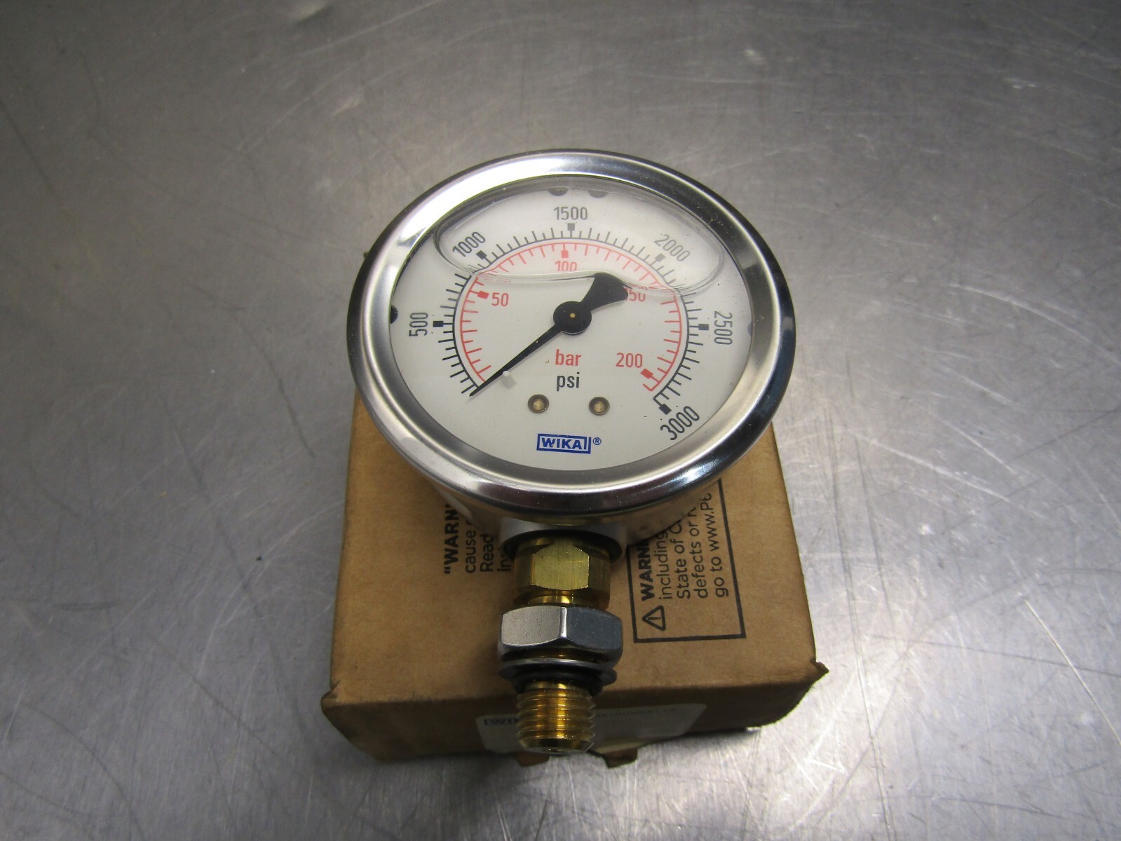 Wika 213.53 2.5″ 3000psi 9795702 Gauge