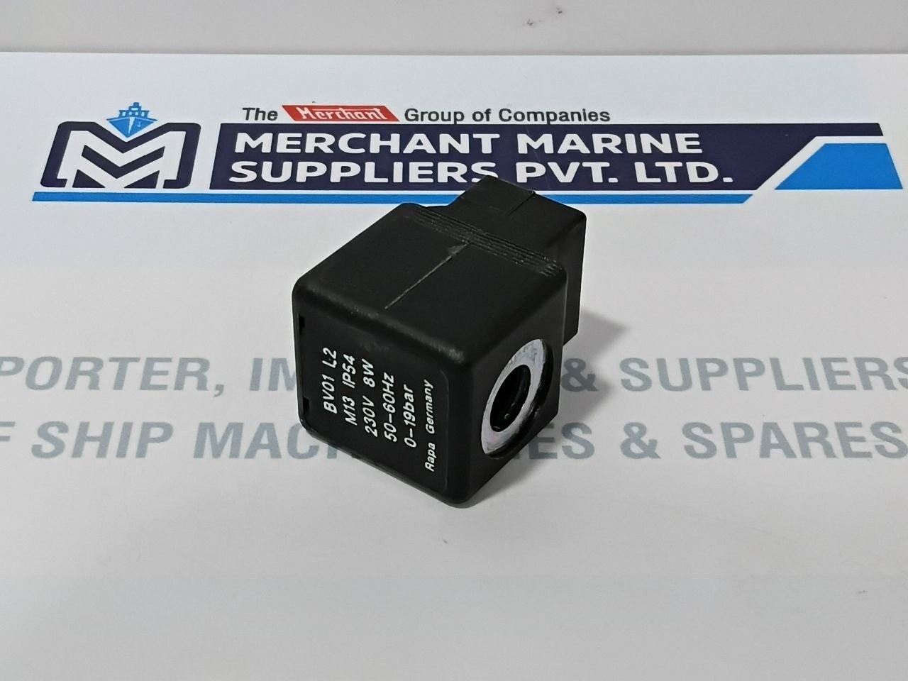Rapa BV01 L2 Coil For Solenoid Valve 230V 8W 50-60Hz IP54 0–19bar