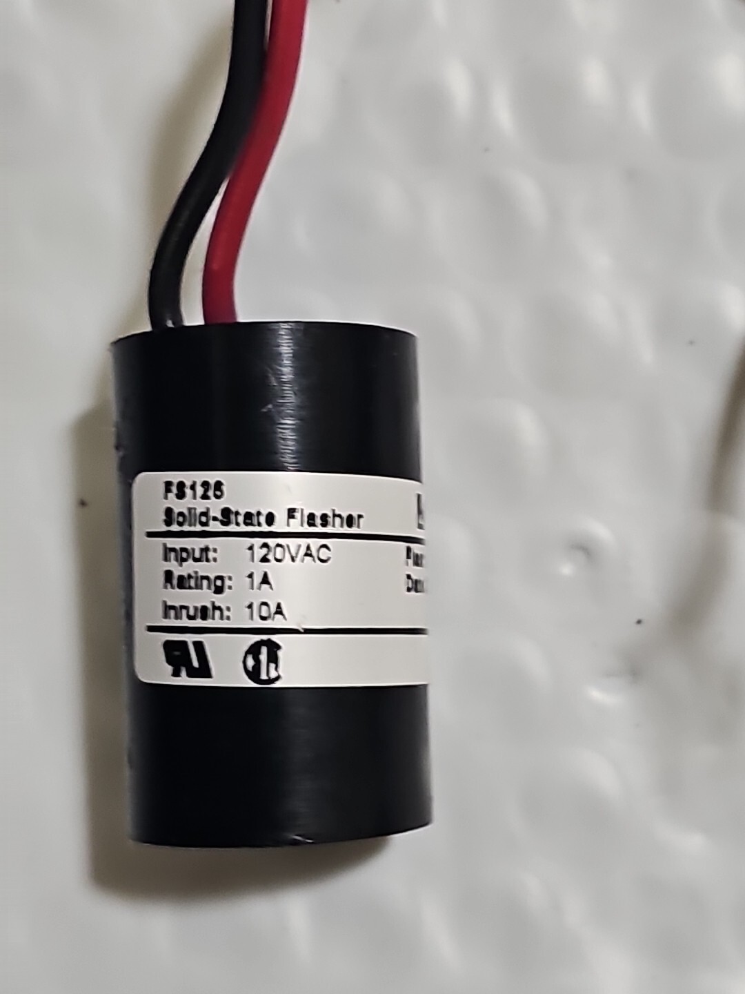 SSAC Littelfuse solid state flasher – FS126 – 120V 1Amp Flash Rate 75 F.P.M