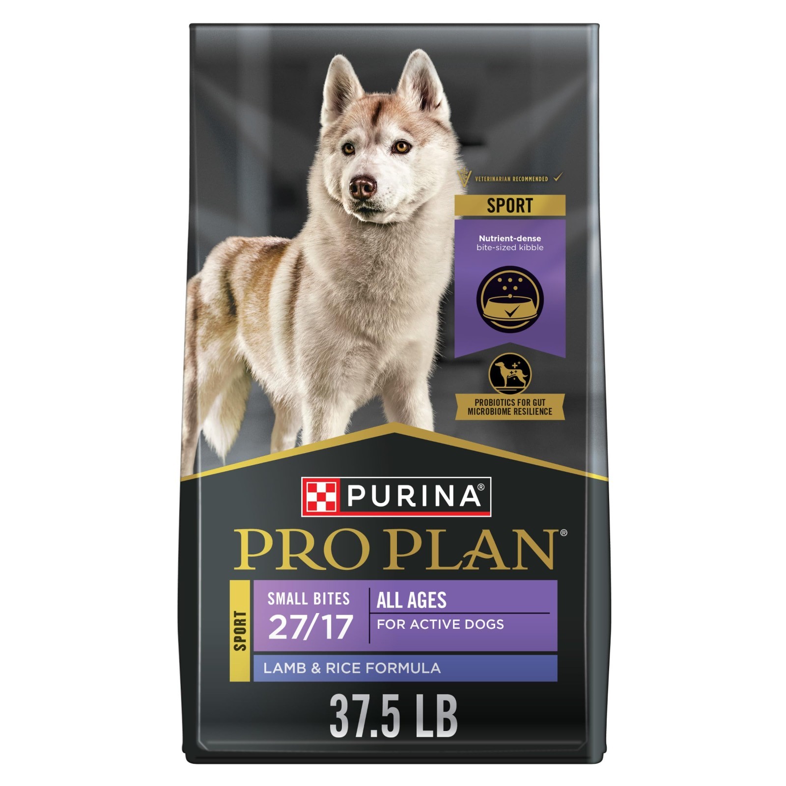Purina Pro Plan High Protein Dog Food, Small Bites, SPORT 27/17 Lamb, 37.5 lb. B