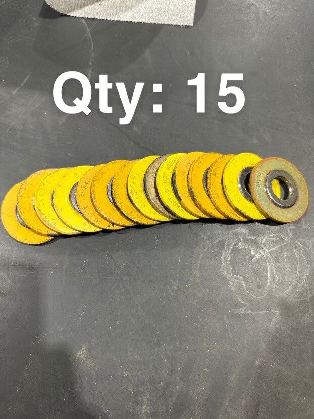 Teadit C 1/2″ 300/600# Spiral Wound Gasket 304/G Lot of 15!