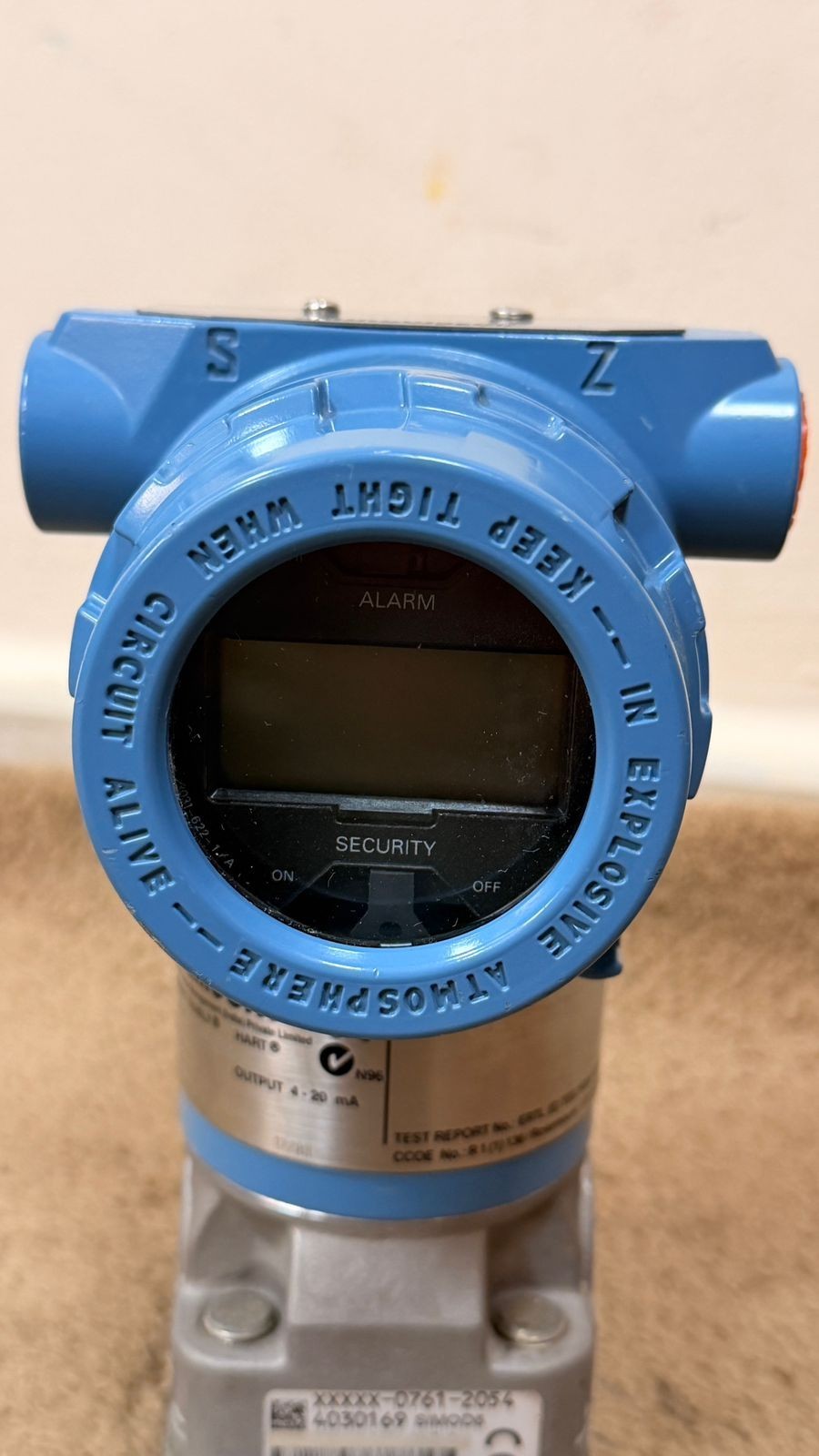 Rosemount / Pressure Transmitter / 3051CG5A44A1AM5B4DFQ4 / W.P. 2000PSI-138BAR
