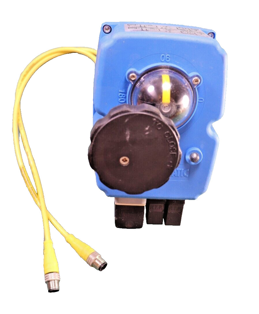 True Blue 7756-D Electric Actuator Plast-O-Matic Normally Closed 12V-24V AC/DC