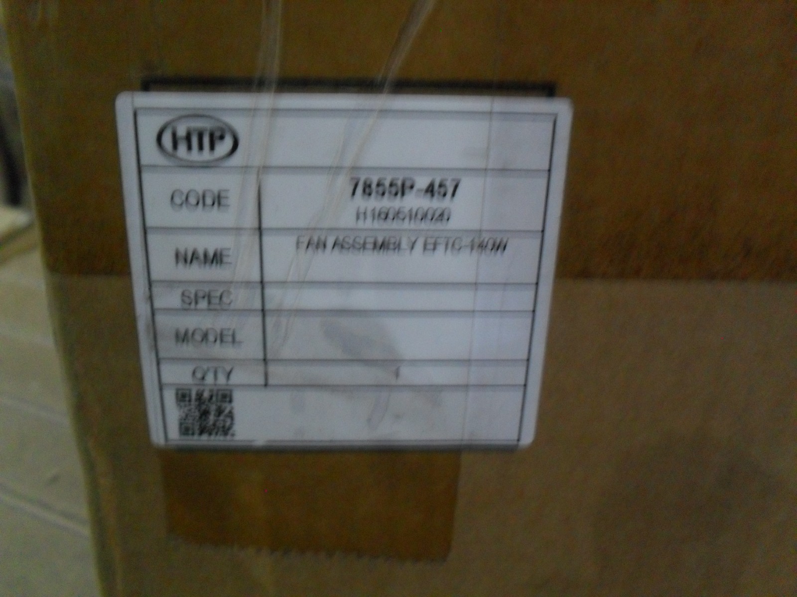 HTP 7855P-457 Fan assembly EFTC-140W