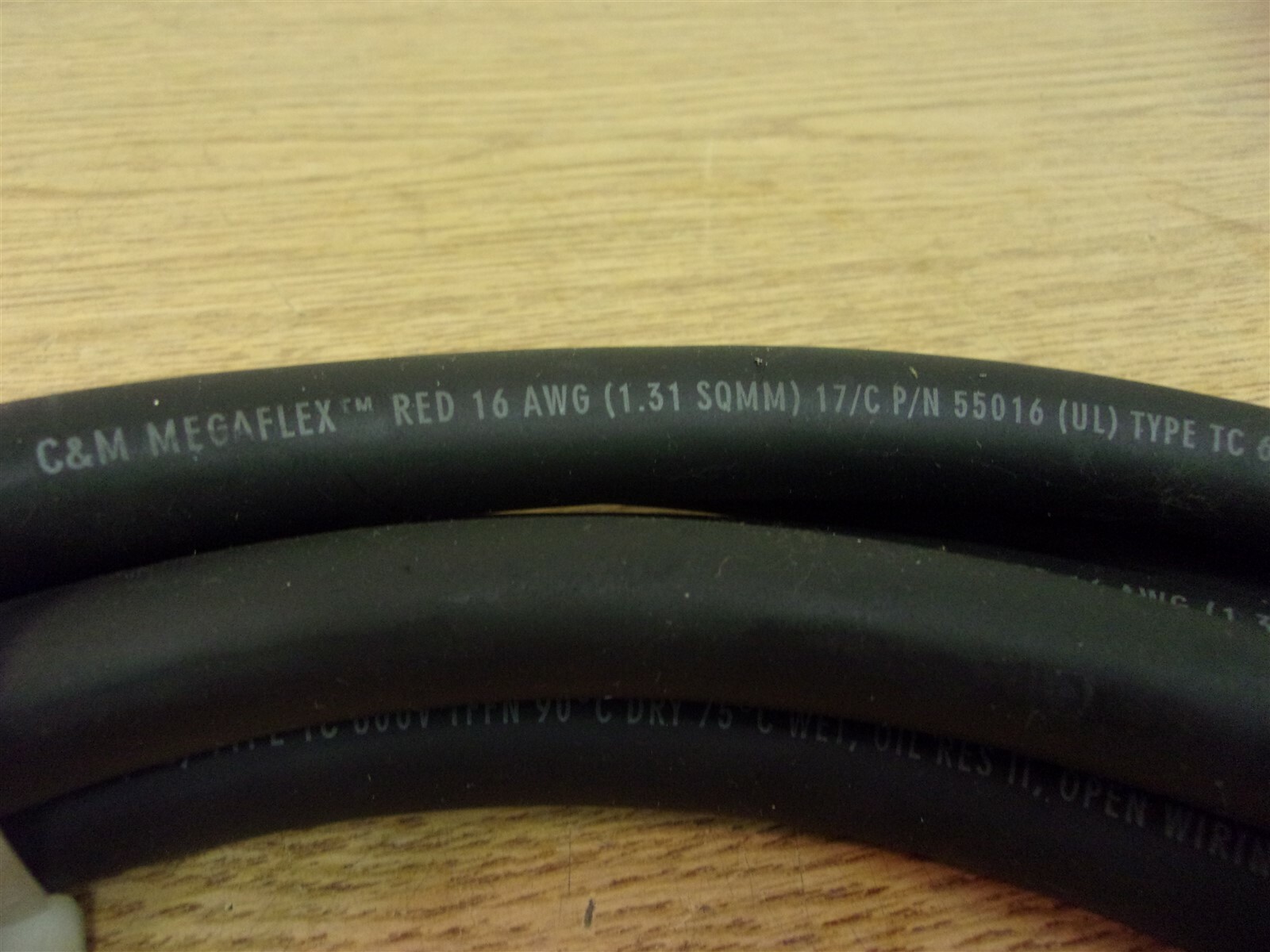 NEW C&M Megaflex 55016 Hose 16AWG 1.31 Sqmm 17/C Type TC 600V *FREE SHIPPING*