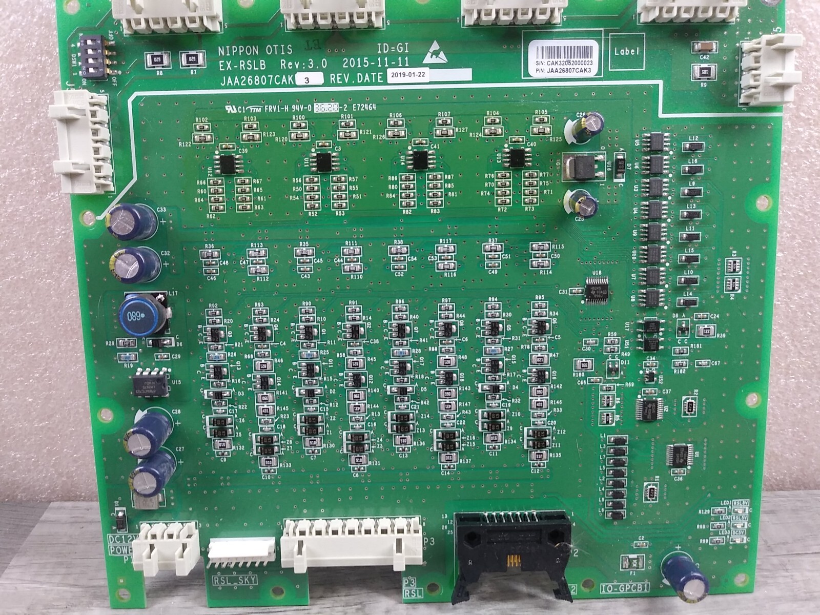 OTIS ELEVATOR EX-RSLB JAA26807CAK IO-GPCB1