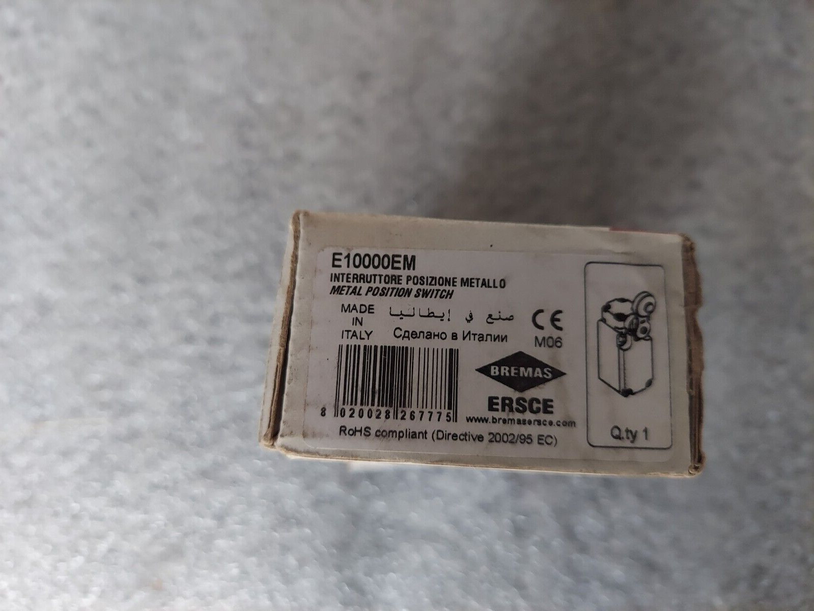 New Bremas ERSCE E10000EM Limit Switch
